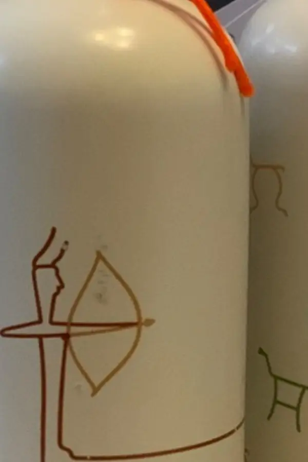 Gariga Art 250ml Arciere nuragico ceramic bottle