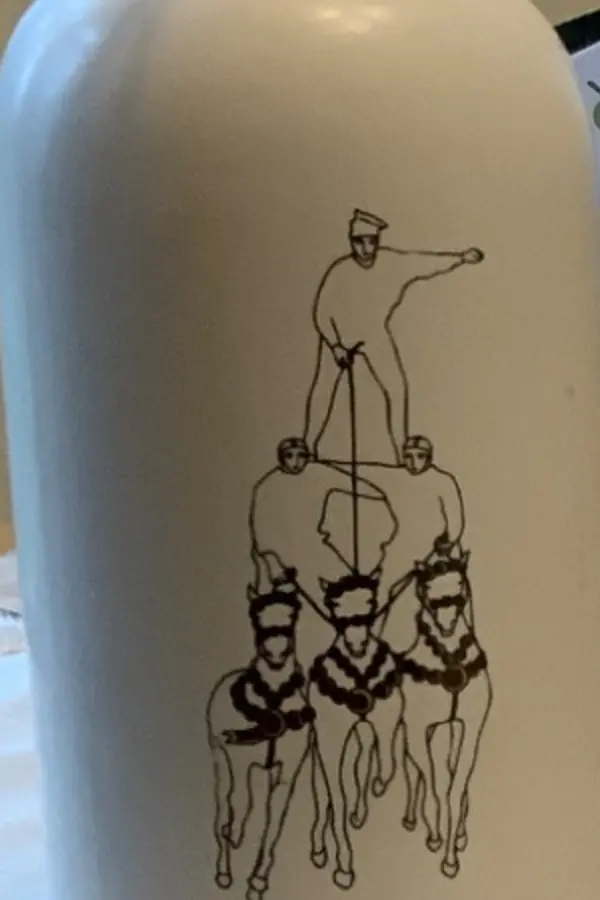 Gariga Art 500ml Pariglie ceramic bottle
