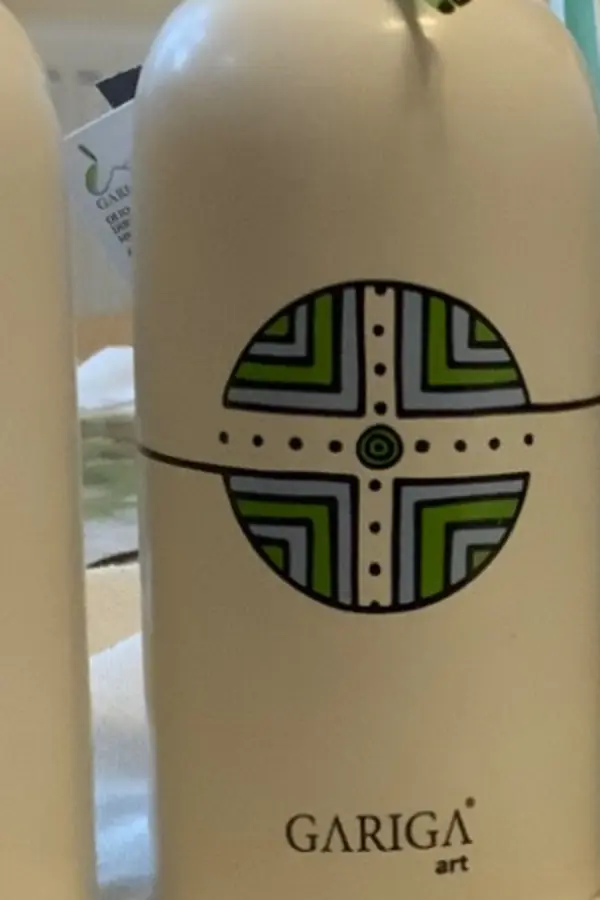 Gariga Art 500ml Sa Pintadera ceramic bottle