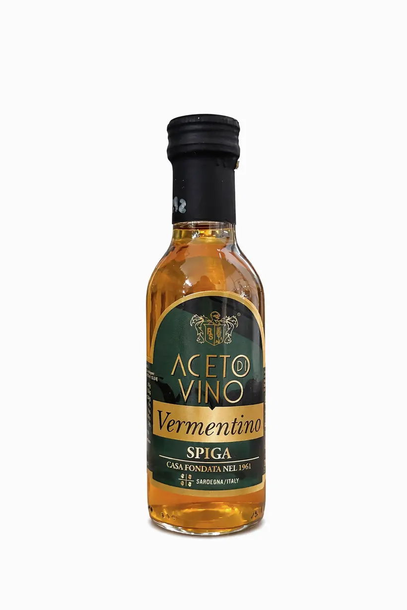 Spiga Vermentino wine vinegar bottle